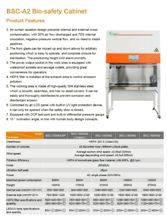 BSC-B2 Bio-safety Cabinet